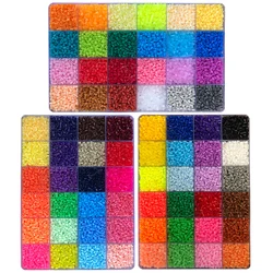 72 Colors Box Fuse Beads 2.6mm Melting Beads Handmade Pixel Art DIY Puzzle 3D Puzzles DIY Ironing Beads Handicraft Making Toy