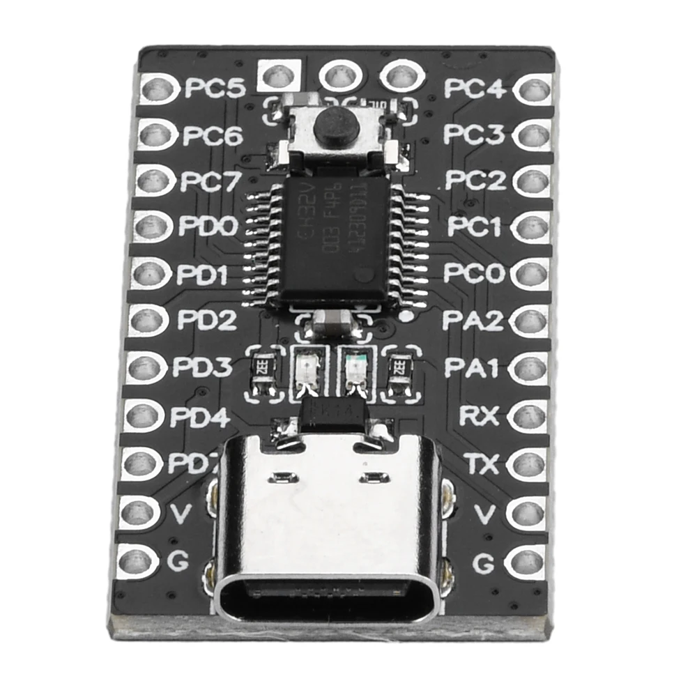 CH32V003F4P6 Core Board Development Board CH32V003 Microcontroller Module RISC-V Processor TYPE-C Interface