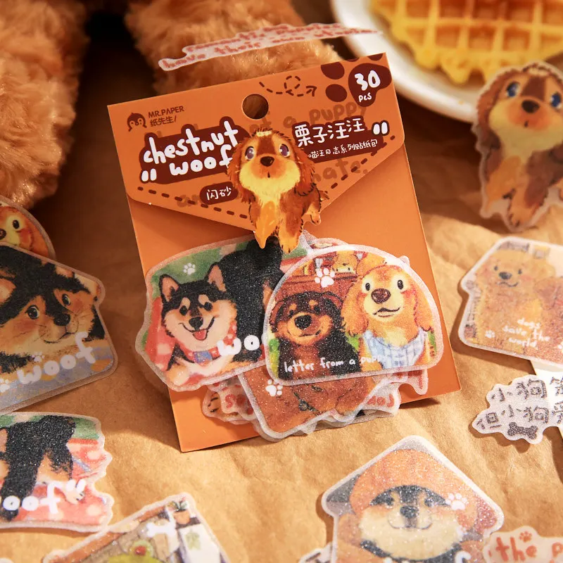 Cute Cat Handbook  Decoration Material Sticker