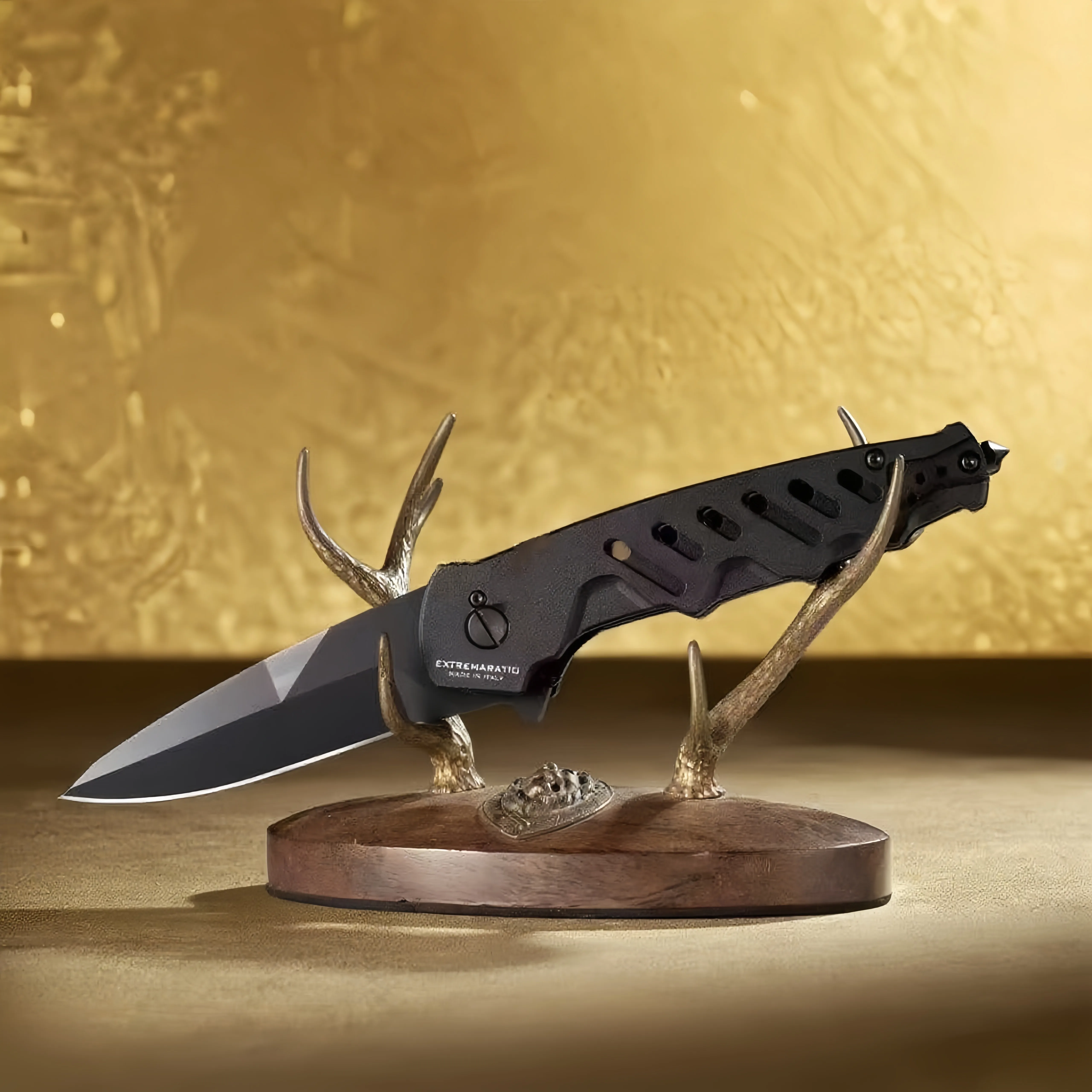 

NERO- Caimen Crocodile Portable Tactical Folding Knife D2 Steel Fishing Emergency Tool Camping Home Sharp Fruit knife