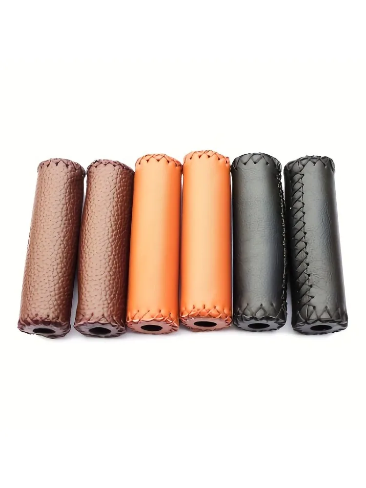 AliExpress 1 Pair Bicycle Grip Mountain Bike Dead Flying Bike Grip Hand Sewn Color High Elasticity Soft Foam Handlebar Bicycle Accessories