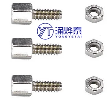 YYT 20PCS Hexagonal screw nut RS232 DB9 DB15 DB25 VGA copper column serial port stud