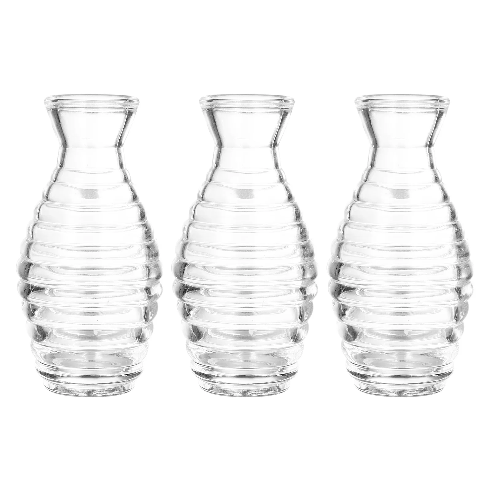 

3Pcs Glass Diffuser Bottles Empty Refillable Aromatherapy Jars Wide Mouth Fragrance Release Home Decor Glass Diffuser Bottles