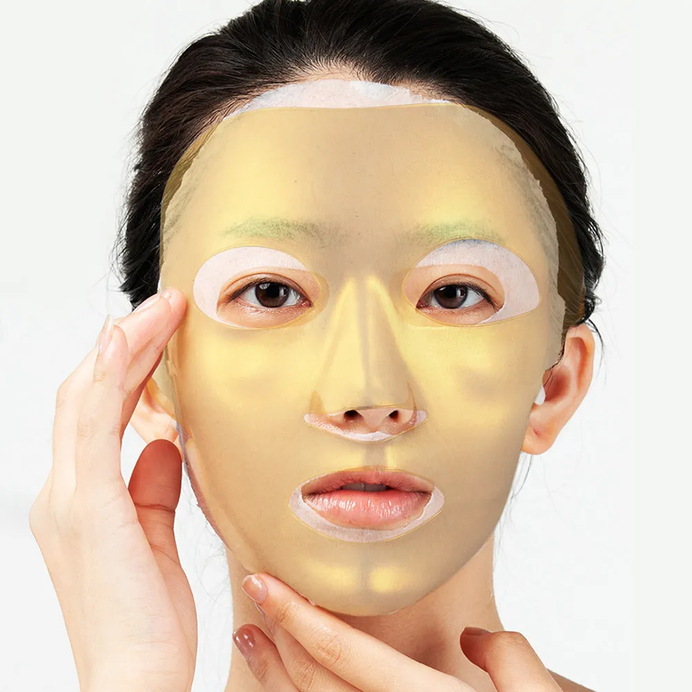 4Pcs Reusable Silicone Face Mask Cover Sheet Mask Holder Facial Contour Design Adaptable Fit for All Face Shapes Skincare Tool