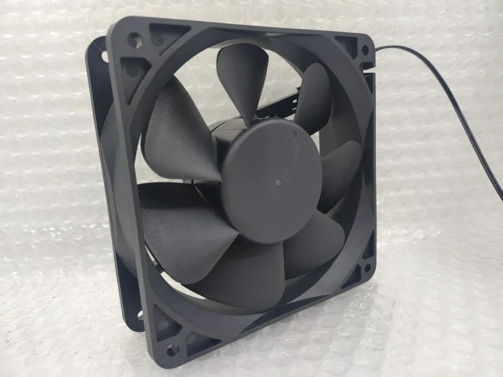 Ltsf ل RUNDA RT1238B22H-RA التيار المتناوب 100 فولت-230 فولت 5.0 واط 120x120x38 مللي متر 2-سلك مروحة تبريد الخادم 12 سنتيمتر #2