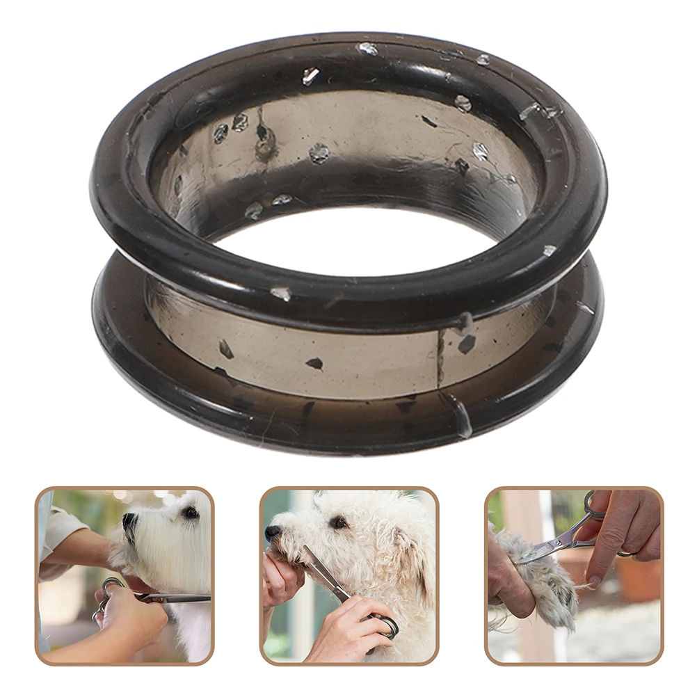 

10 Pcs Scissors Silicone Ring Hair Cutting Rings Barber Shears Silica Gel Finger Protector for