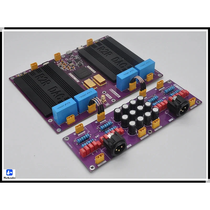True Balanced R2R DSD PCM DAC Fully Discrete 32-Bit Dual Decoding TCXO Clock