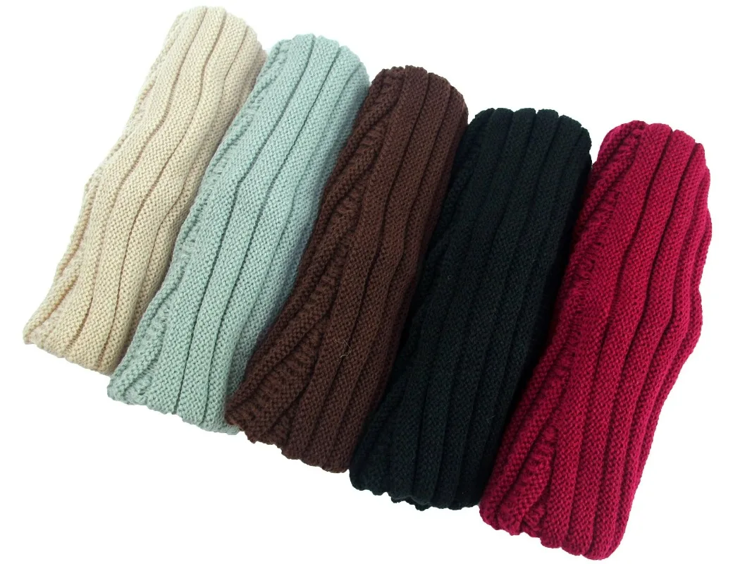 Women Baggy Slouchy Caps Winter Knitted Beanies Hat Classical Skullies Ladies Fordable Woolen Cap Ear Warmer Bonnet Berets