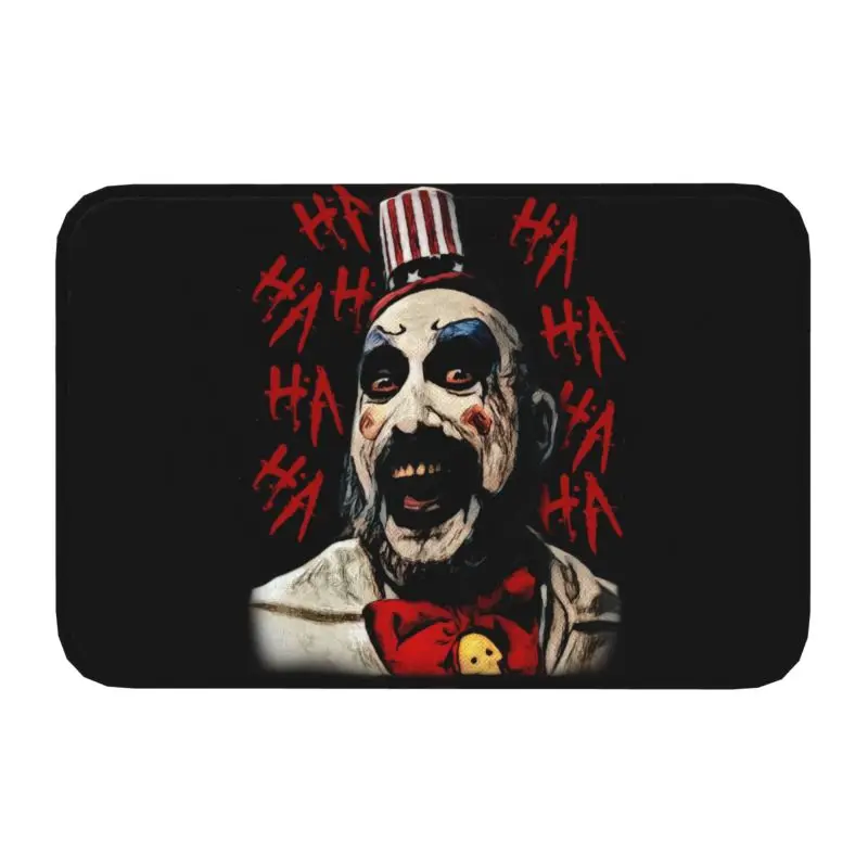 Custom Captain Spaulding Doormat Anti-Slip Entrance Bath Kitchen Door Floor Mats House of 1000 Corpses Garden Rug Carpet Footpad