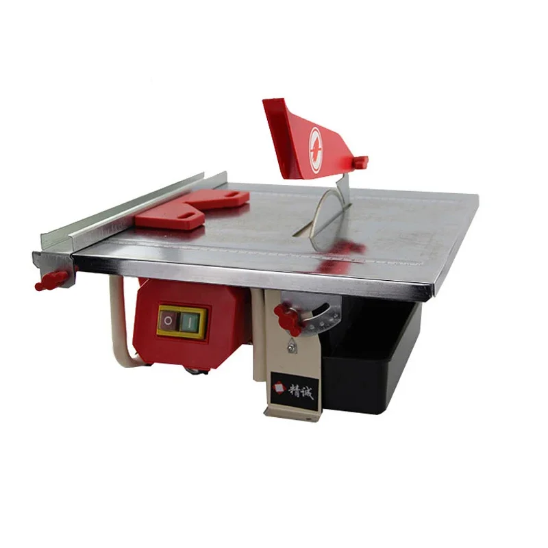 Small Sawing Machine 600W Mini Portable Desktop Sawing Machine, Can Tilt 0-45 °, Used for Cutting Wood and Tiles