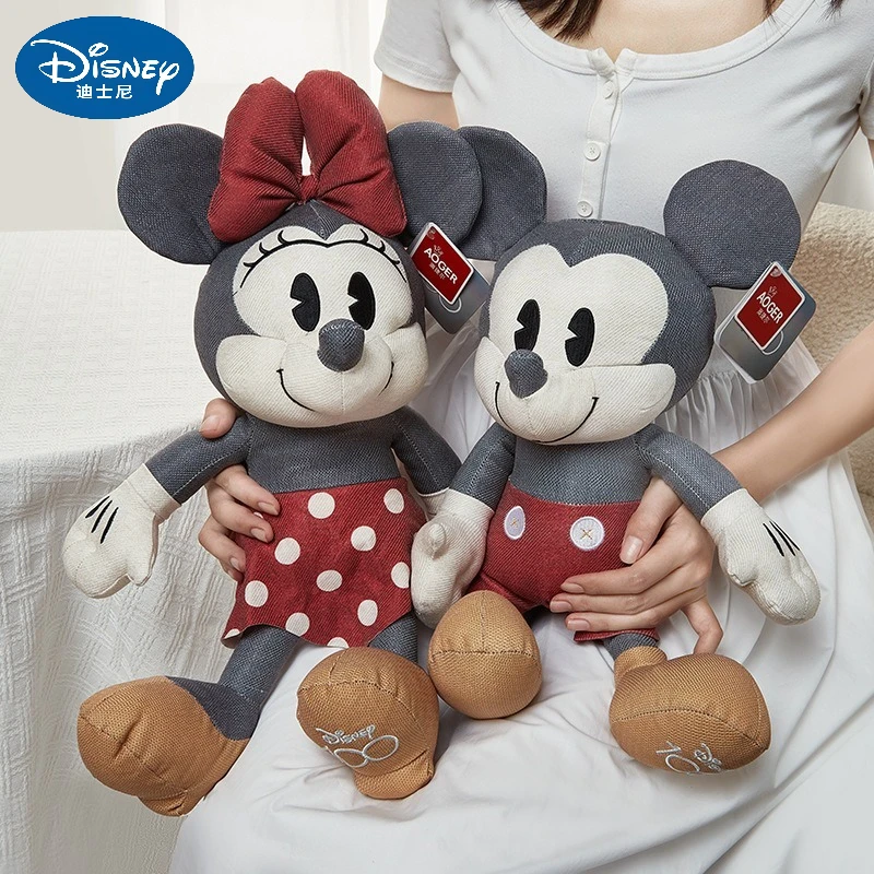 

Куклы Disney с Микки и Минни, тканевые куклы, Медведь Винни, Дональд Дак, тряпичные куклы, украшения для дома, лучший подарок на день рождения для мальчиков и девочек