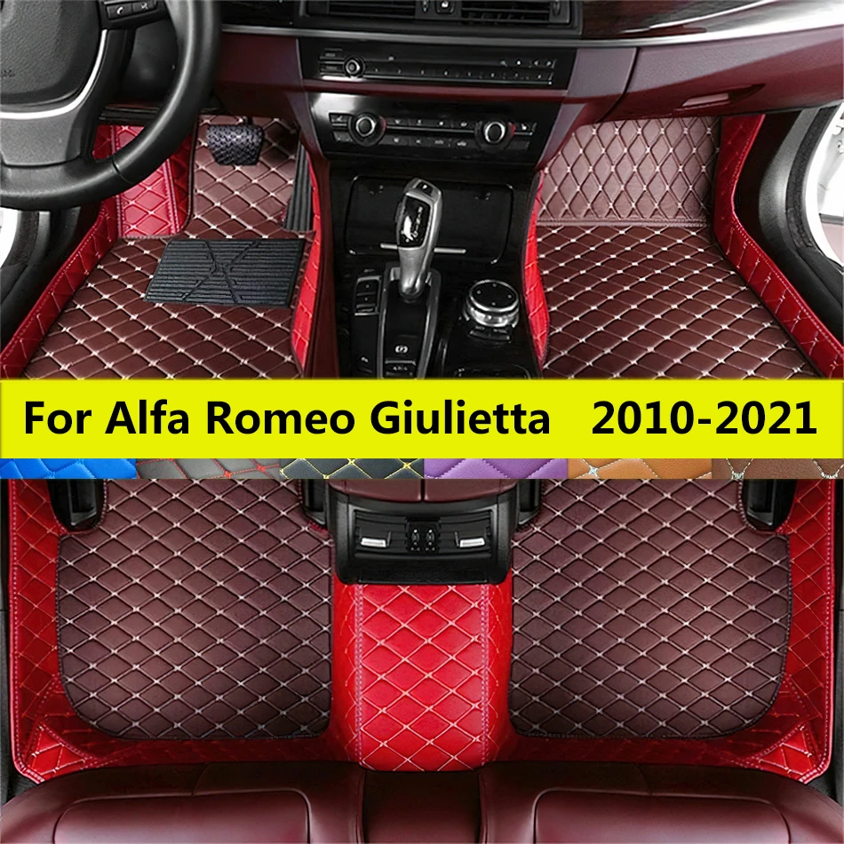 

Автомобильные коврики подходят для Alfa Romeo Giulietta 2010 2011 2012 2013 2014 2015 2016 2017 2018 2019 2020 2021 автомобильные кожаные подушечки для ног