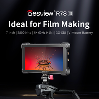 Desview R7SIII R7III 7 inch Camera Field Monitor 2800nits HD 4K 60HZ HDMI/SDI Touch Screen LUT Display Ratio Sudio Flip Waveform