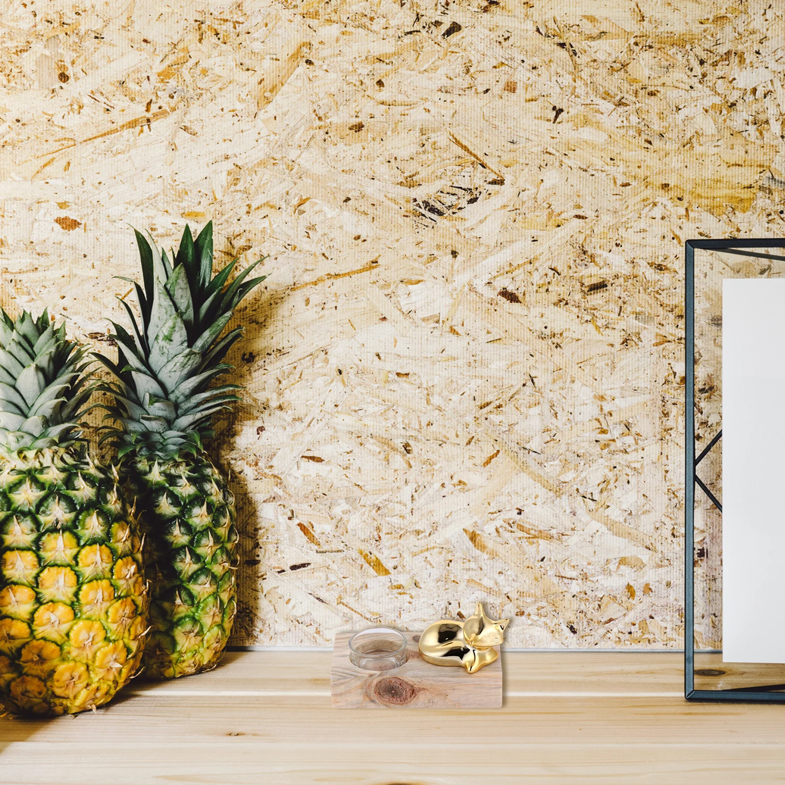 مجموعة واحدة من الشمعدان الخشبي الذهبي مصنوعة من مادة ممتازة لتزيين المنزل لغرفة المعيشة وغرفة النوم والحمام هدية سهلة الوضوح #5