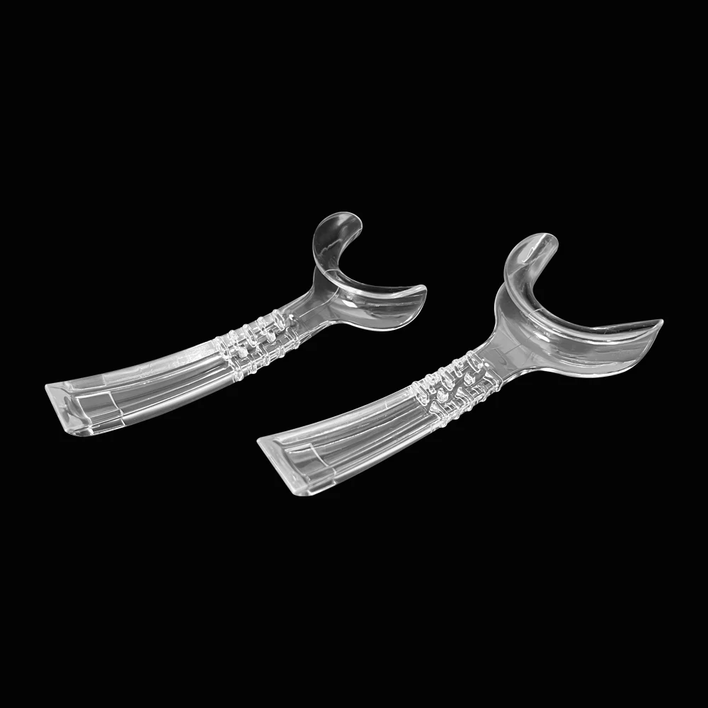 2Pcs Plastic Luxury Dental Mouth Opener T Shape Oral Gag Dentistry Orthodontic Tool Intraoral Cheek Lip Retractor Mouth Spreader