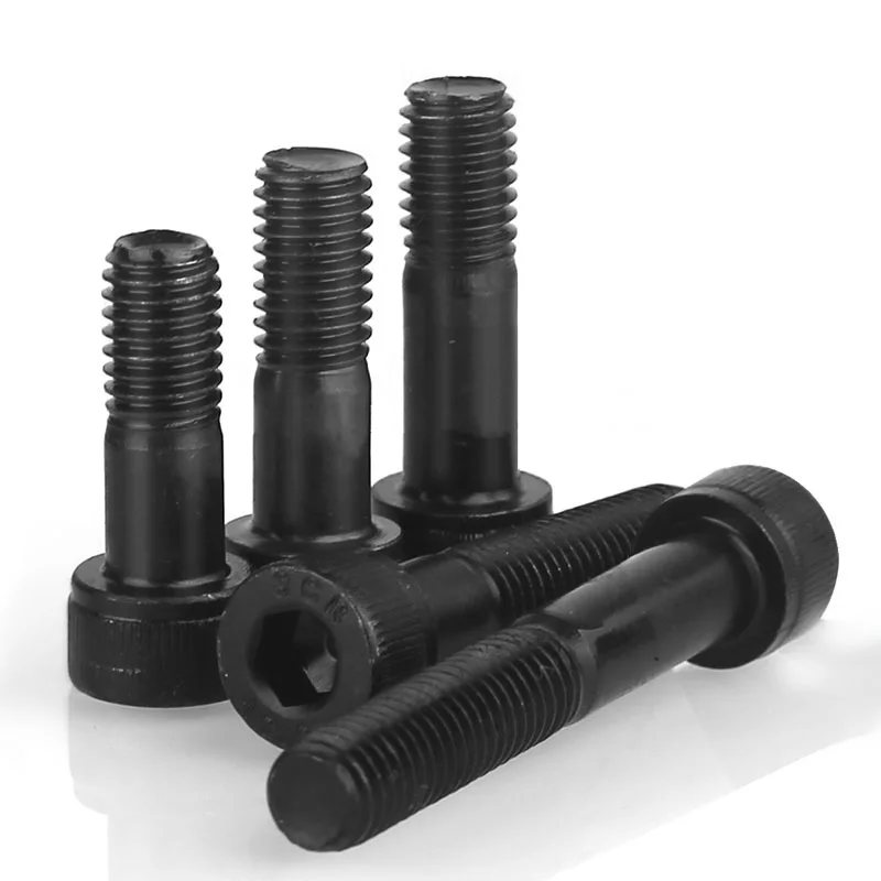 12.9 Grade Black Half‑Tooth Hex Socket Cheese Head Bolt M8 28mm Carbon Steel Screw For Heavy‑Duty Jig And Fixture Installation