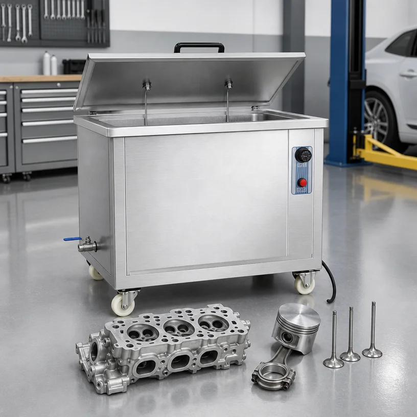 Industrial Ultrasonic Cleaner Stainless Steel Cleaning Machine with Heating for Metal Parts Auto Parts