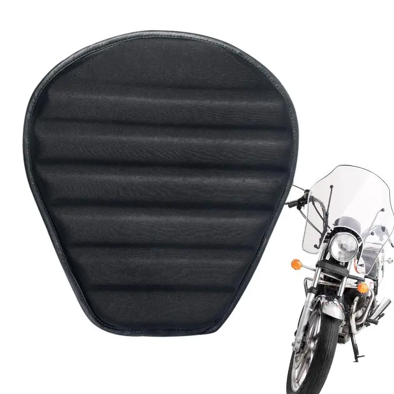 

Motorcycle Shock Absorbing Cushion Motorcycle Butt Cushion Wavy Shape Breathable Shock-Absorbing Motorcycle Cushion For Multiple