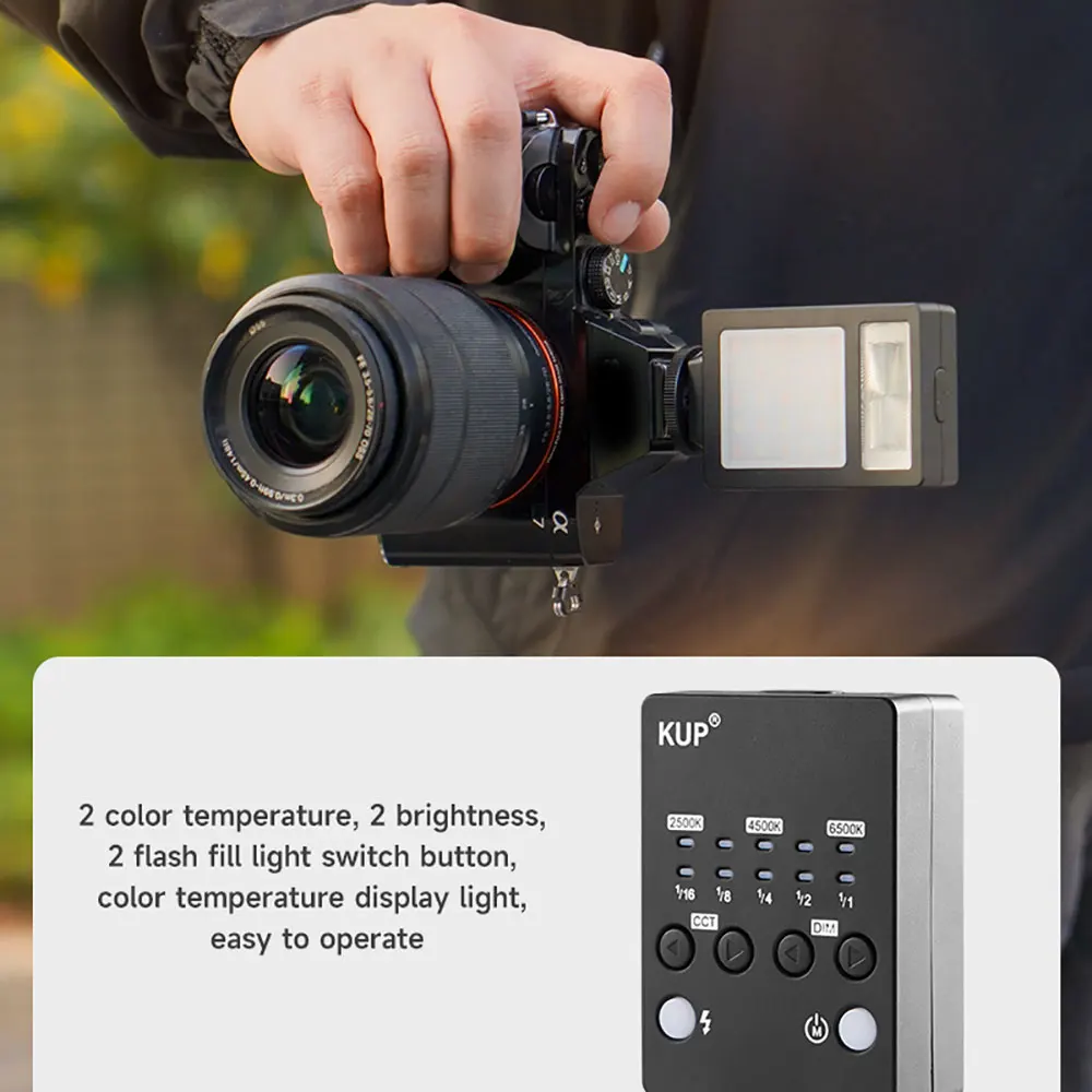 

Myoto MINI laptop top flash 2700-5600K two-color fill light for SONY Canon Nikon Panasonic camera flash