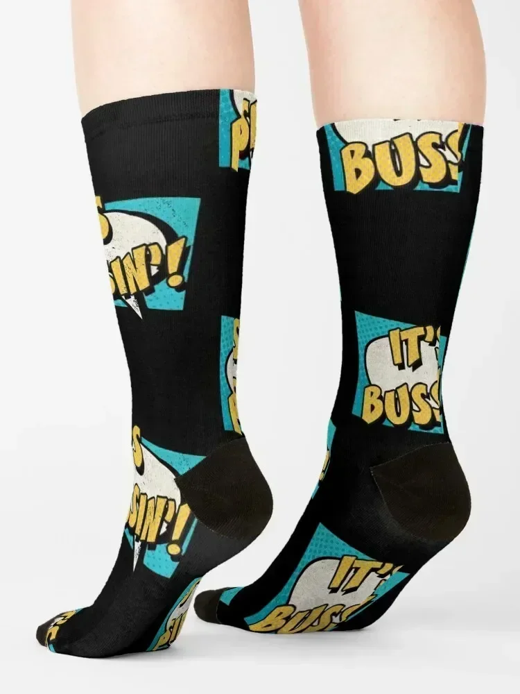 جوارب ريترو فينتاج It's Bussin Socks FASHION العلامة التجارية الفاخرة المصممة للفتيات والرجال #4