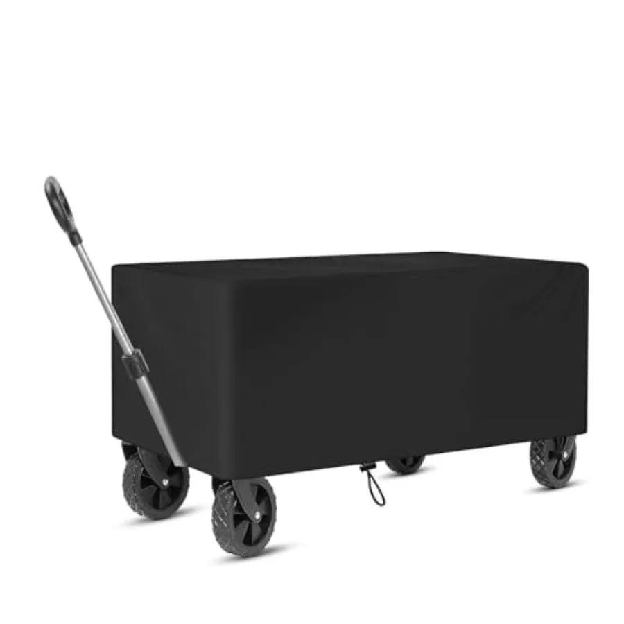 

Collapsible Wagon Cover 420D Oxford Waterproof Outdoor Folding Wagon Cover Protecting Dust Cover for Garden Wagon Cart 44.5 L x