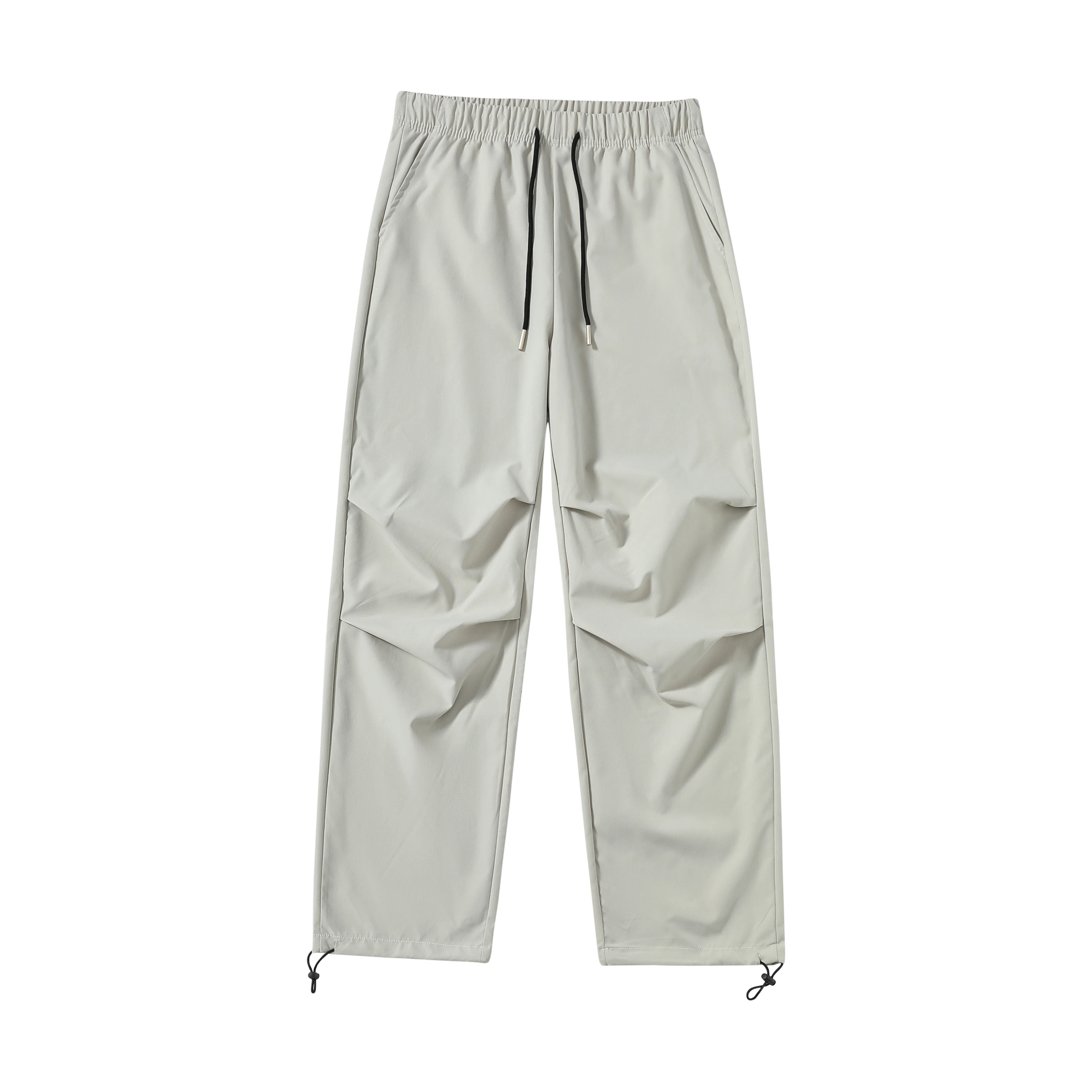 

Men's Loose Parachute Pants - Elastic Waist, Durable & Multi-Wear, Lightweight Ideal for Daily Casual, Streetwear & Urban