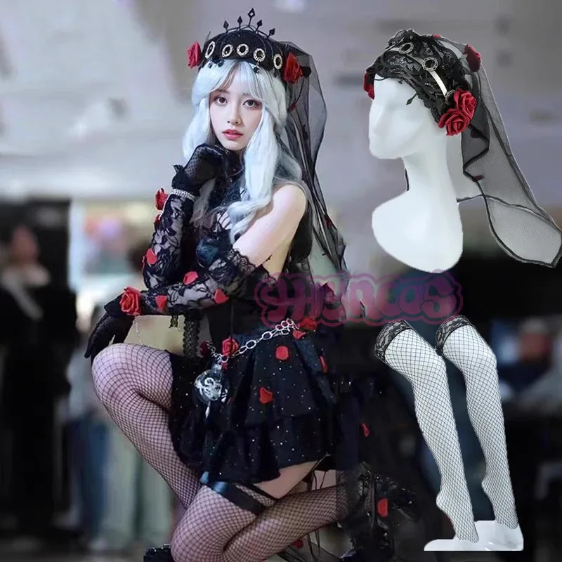 

15PCS Game Identity V Ada Messmer Cosplay Costume Role Play Comic Con Dress Hallowmas Party Wigs Anime Prop Accessorie Props