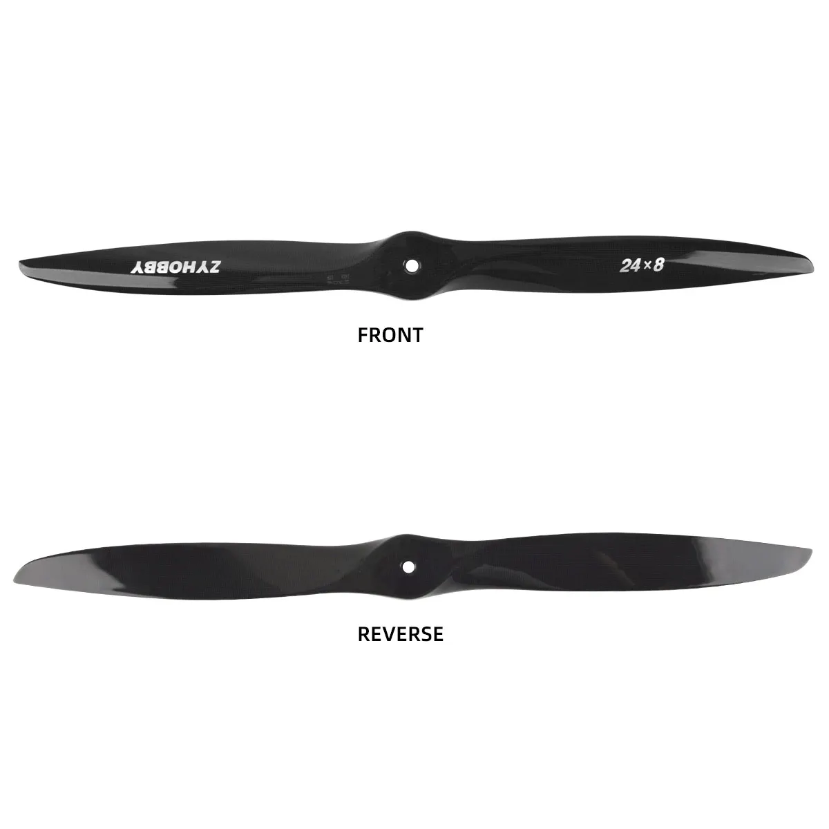 Zyhobby High Strength Carbon Fiber Propeller For RC Fixed Wing Gas Plane 24x8 24x9