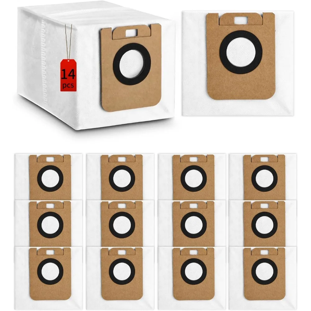 

14PCS Vacuum Cleaner Bags Dust Bag Accessories Compatible with Dreame D10 Plus / D10s Plus / L10 Plus Vacuum Cleaner Replacement