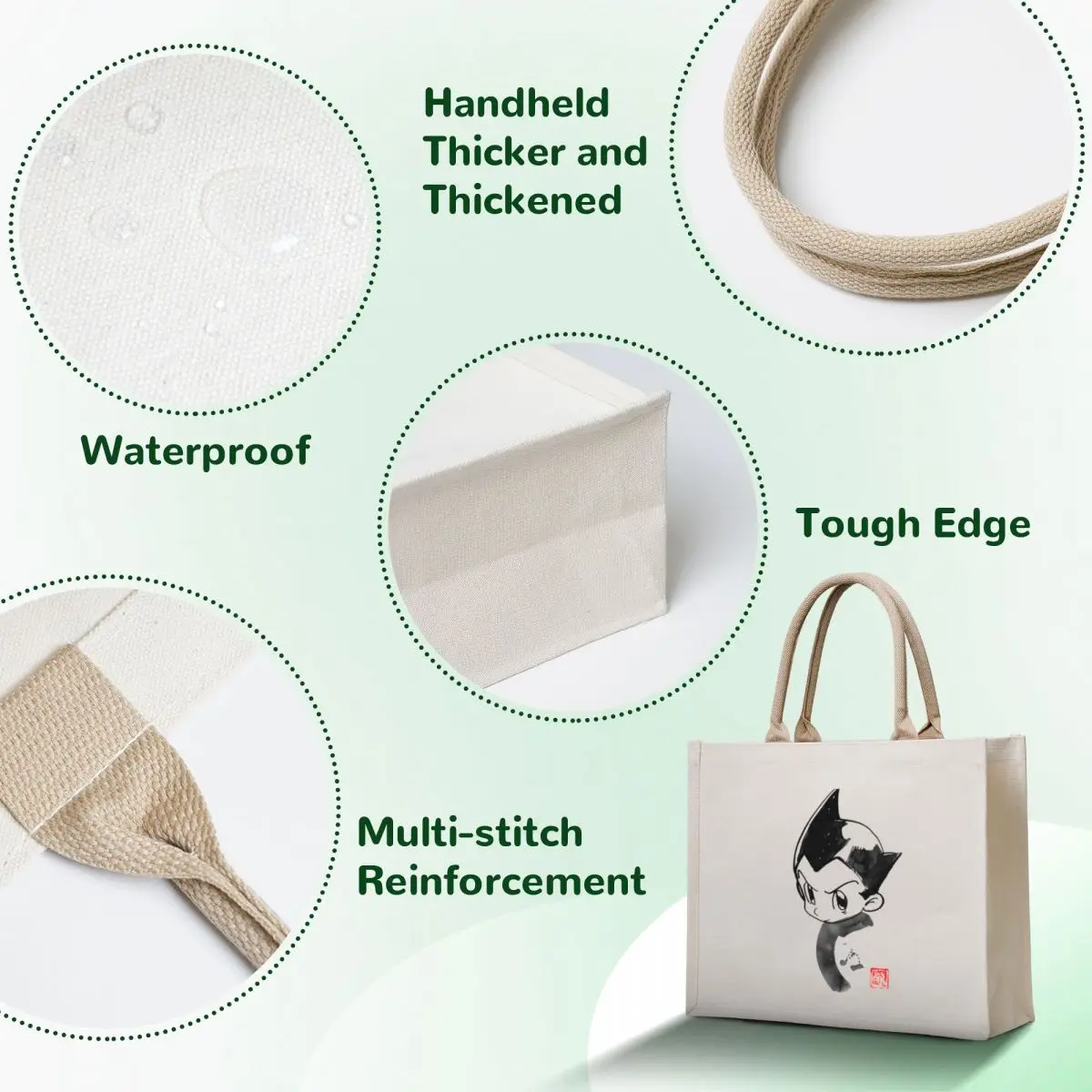 astroboy Tote Bag tote bag university shopper bags tote bag canvas