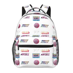 Stray Kids Ateez Staytiny Kpop Backpacks Boys Girls Bookbag Students School Bags Kids Rucksack Shoulder Bag Large Capacity