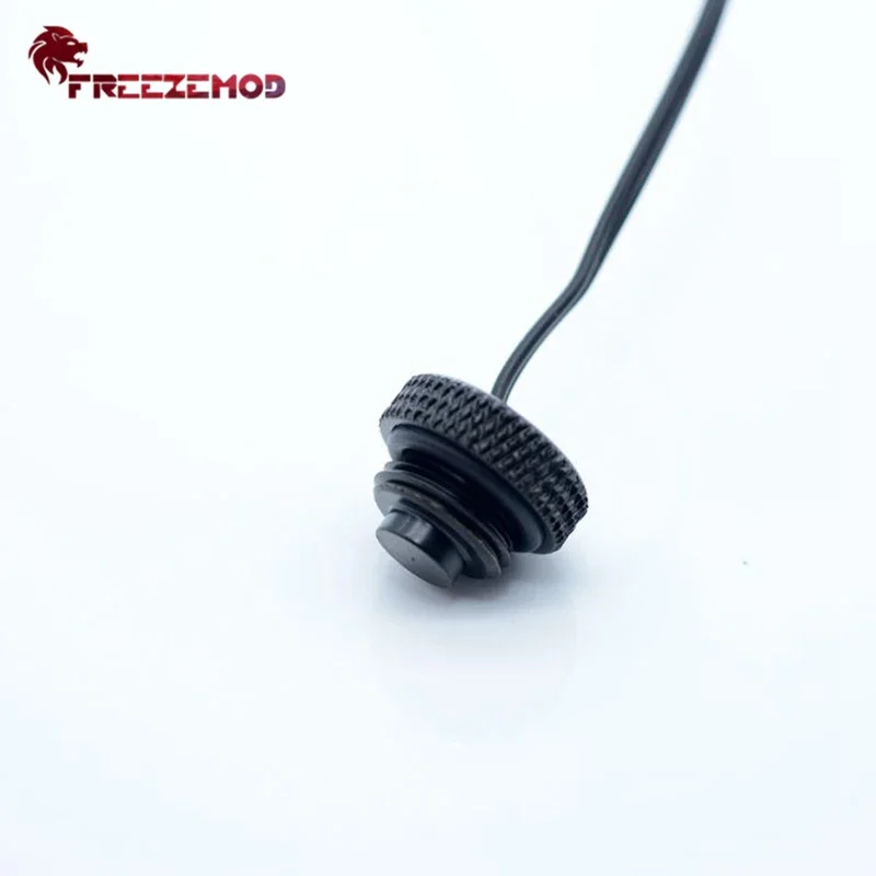 FREEZEMOD G1/4 plug temperature sensor waterproof plug metal XH2.54 terminal interface DT-CWC