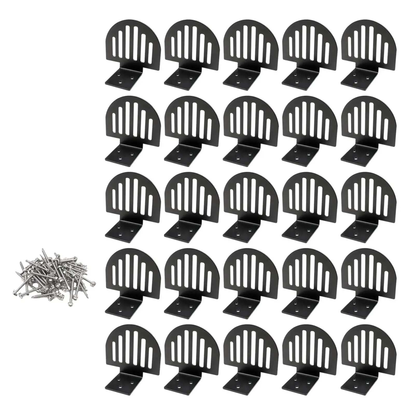 Snow Guards for Metal Roofs with Screws Stop Buildup Ice Snow Sliding Preventer Heavy Duty Rust Resistant Roof Device