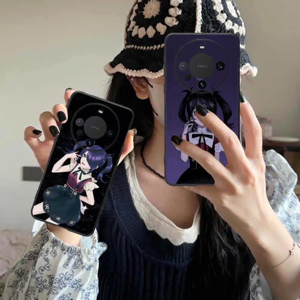 

Needy Girl Ame-chan Rain Phone Case for Huawei Mate 60 50 40 30 20 10 Pro Plus Lite E 5G Black Luxury Smartphone Cover