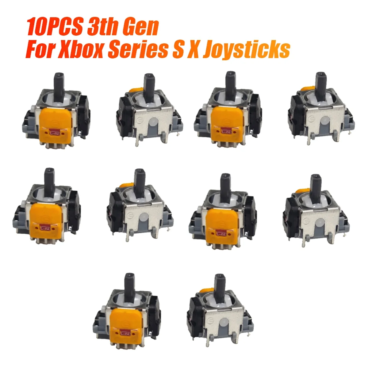 10PCS 3Th Gen for Xbox Series S/X Joysticks Hall Electromagnetic High Precision Adjustable Joysticks