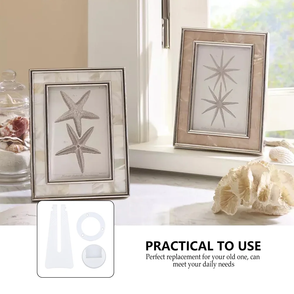 15 Pcs Display Stand Photo Frame Framed Bracket Plastic Table Top Easels for Painting