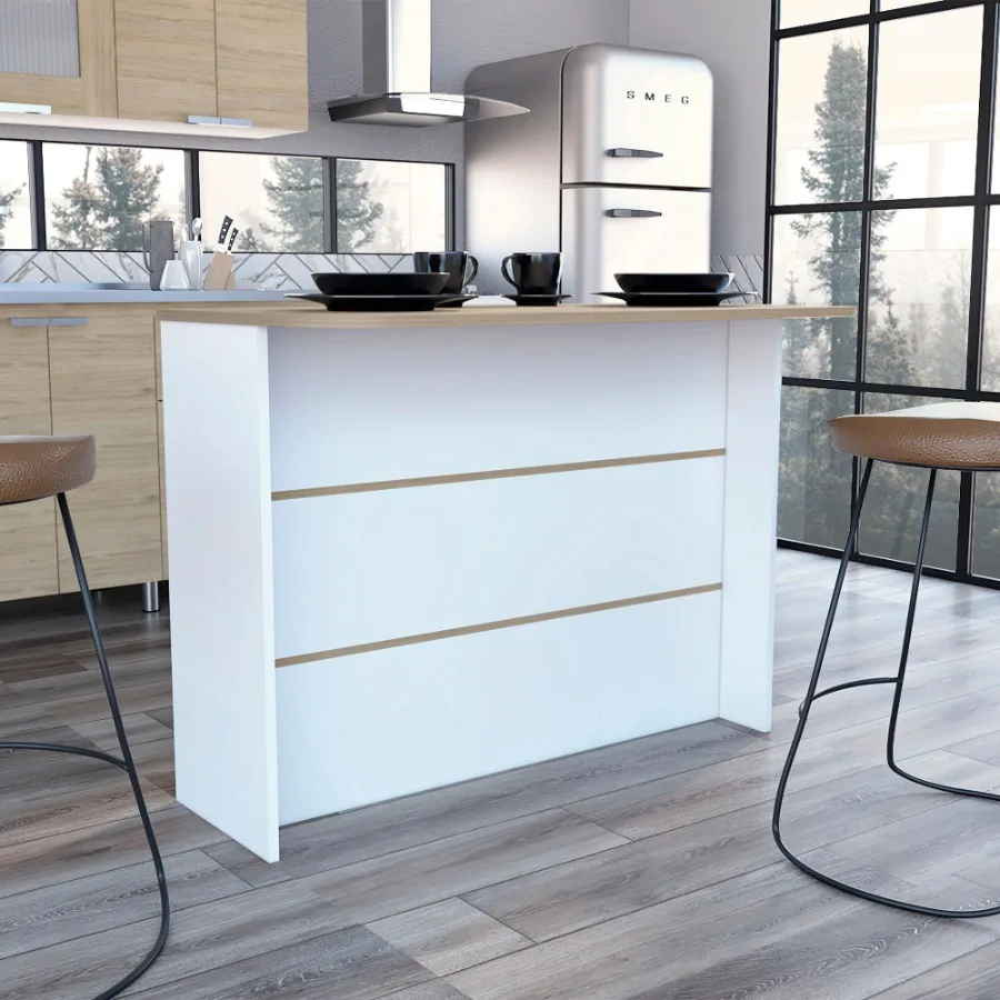

Kitchen Bar Dayton Kitchen White Light Pine