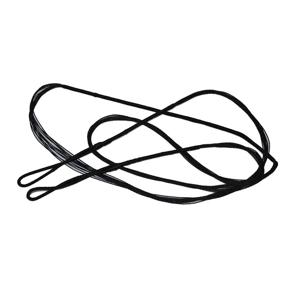 Substituição Bow String para arco recurvo tradicional, corda durável para a caça, preto Acessórios, 44-70, 2pcs