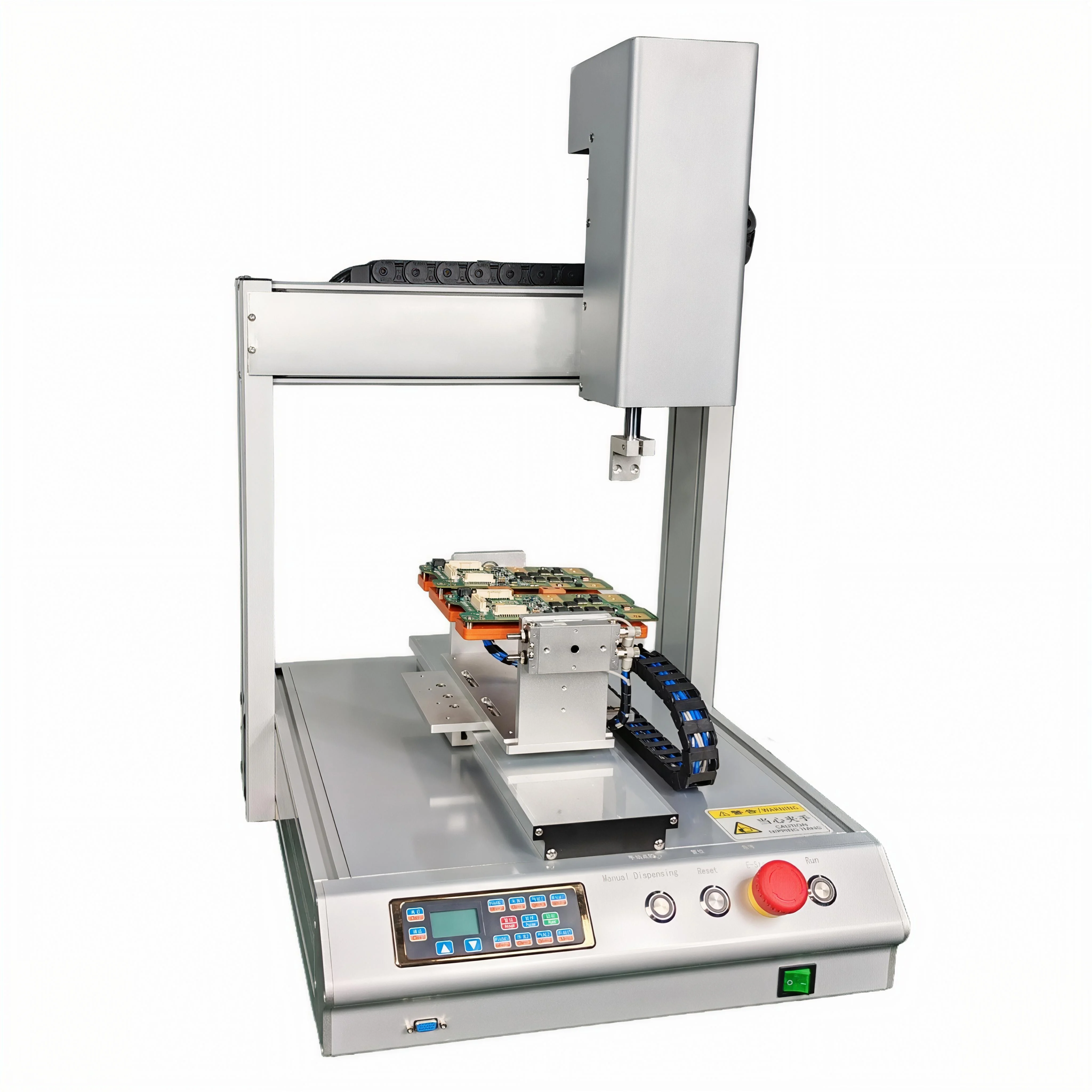 2D Rotating Fully Automatic Dispensing Machine Cold Glue Hot Melt Compatibility High Precision 0.1mm 360 Y-Axis Rotation XSJ