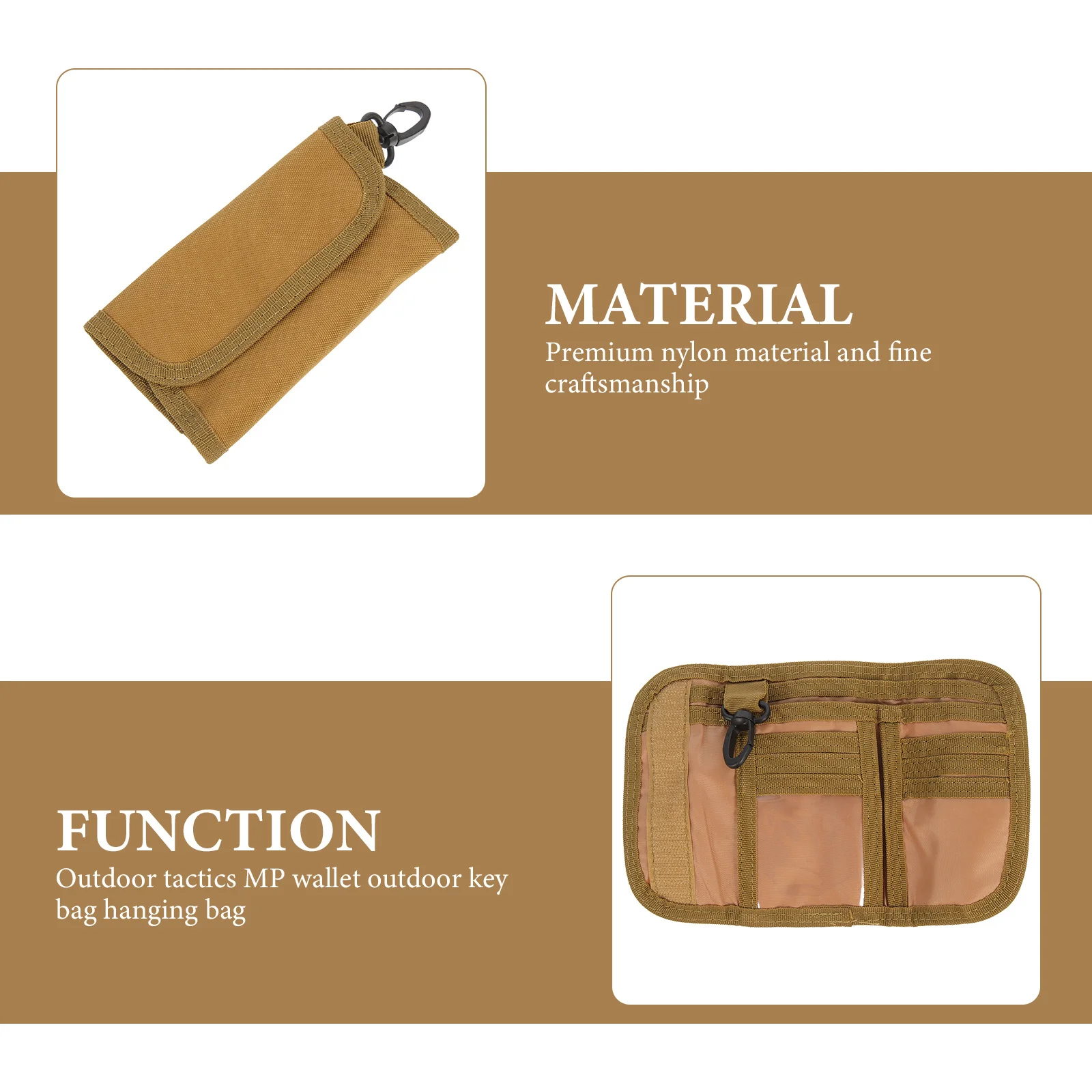 

Hanging Storage Bag Door Key Pouch Premium Nylon Material Durable Cash Pouch Portable Key Bag Practical Use Travel Shopping