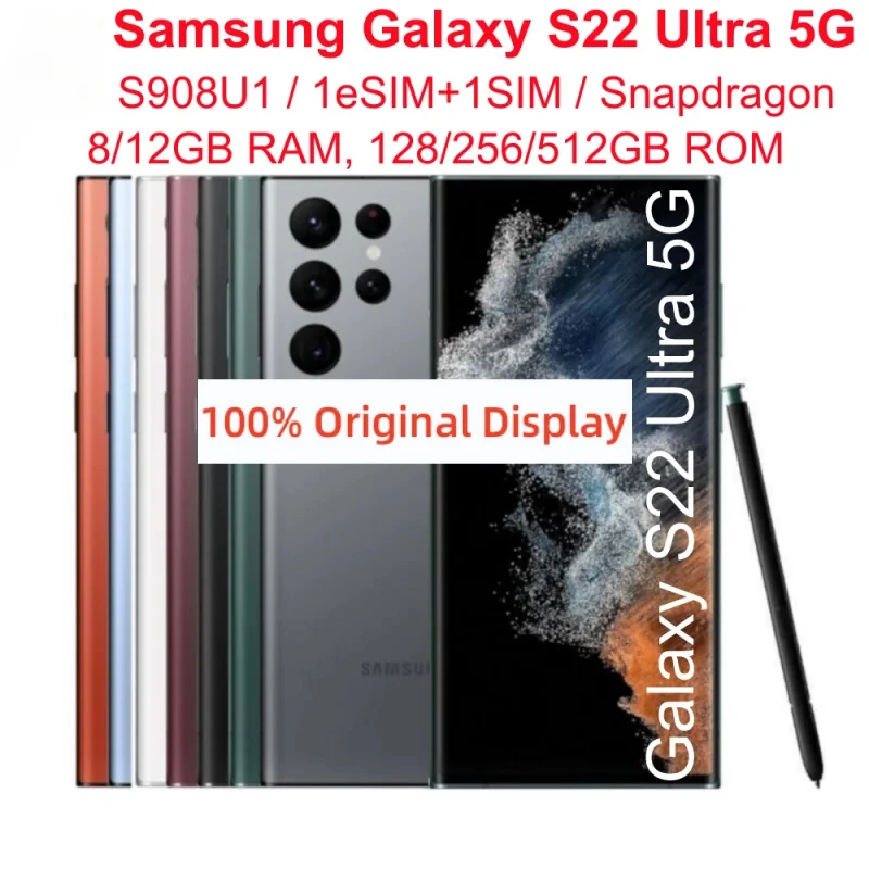 Samsung Galaxy S22 Ultra 5G S908U/U1 6,8 