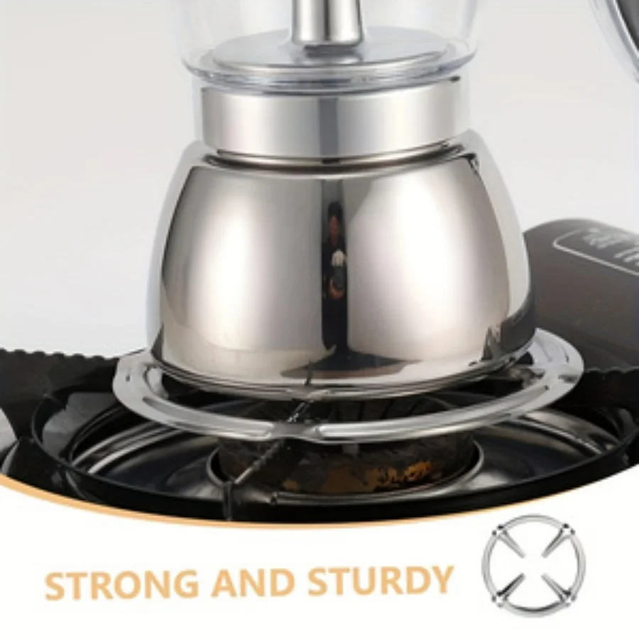 Round stainless steel spatula universal stand, suitable for gas stoves and electric ranges, non-support type