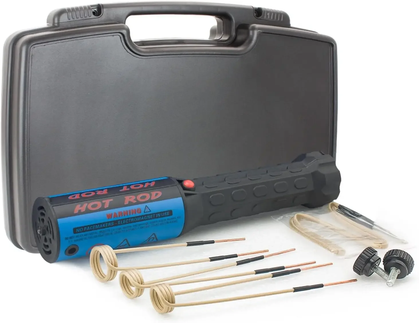 

Magnetic Induction Heater Kit - 1200W 110V Induction Heater Bolt Removal Tool with 4 Coils, Bolt Heater Tool for Rusty Screw Rem