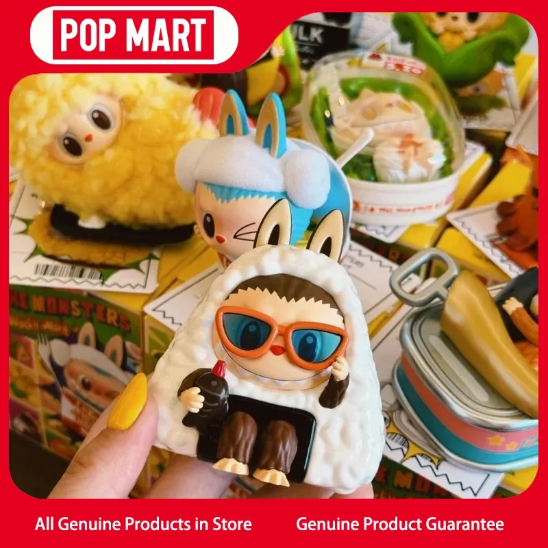 

Genuine Popmart Labubu Strange Flavor Convenience Store Cute Figurines Blind Box Decorations Perfect For Gifting Trendy Toys Glu