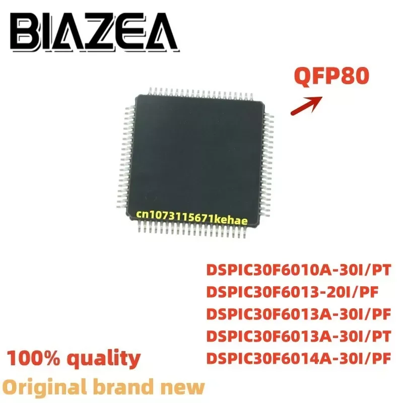 1piece DSPIC30F6010A-30I/PT DSPIC30F6013-20I/PF DSPIC30F6013A-30I/PF DSPIC30F6013A-30I/PT DSPIC30F6014A-30I/PF  QFP80 Chipset