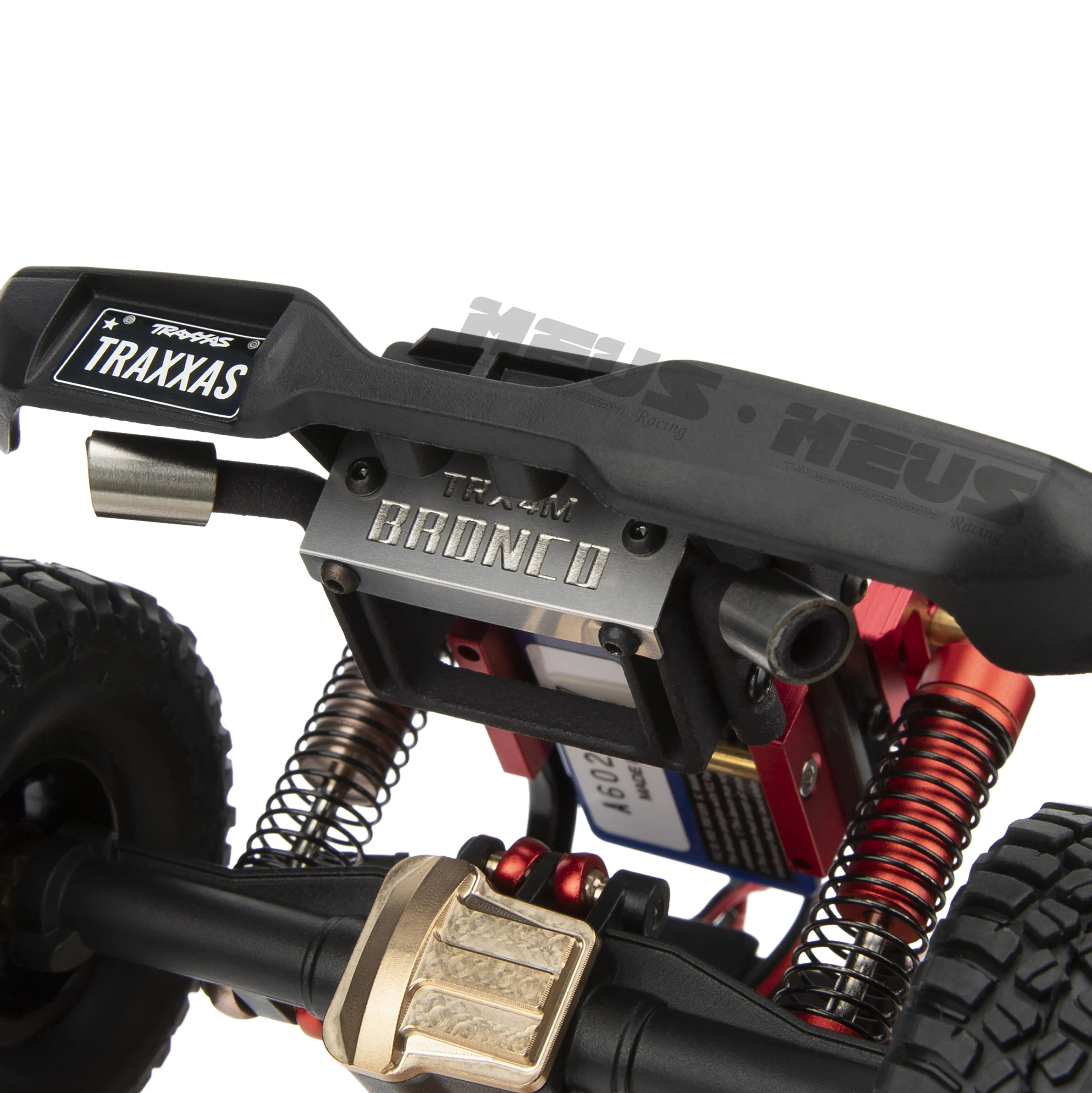 Meus Racing Tailpipe ท่อไอเสีย3D พิมพ์พลาสติกและสแตนเลสสำหรับ1/18 RC Crawler รถ TRX-4M TRX4M