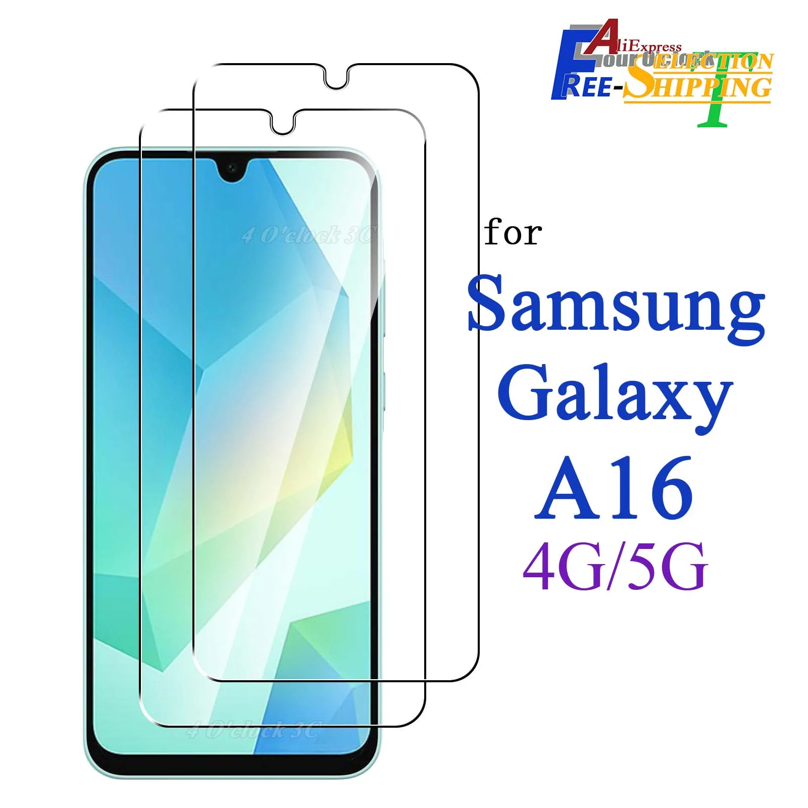 

For Samsung Galaxy A16 4G 5G 6.7 inch Screen Protector Tempered Glass Crystal Mica 9H HD Clear Transparent Anti Scratch bien