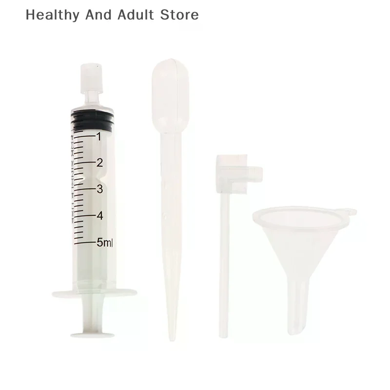 3/4Pcs Perfume Refill Tools Set Plastic Diffuser Syringe Straw Dropper Funnel Spray Dispensing Required Cosmetic Tools