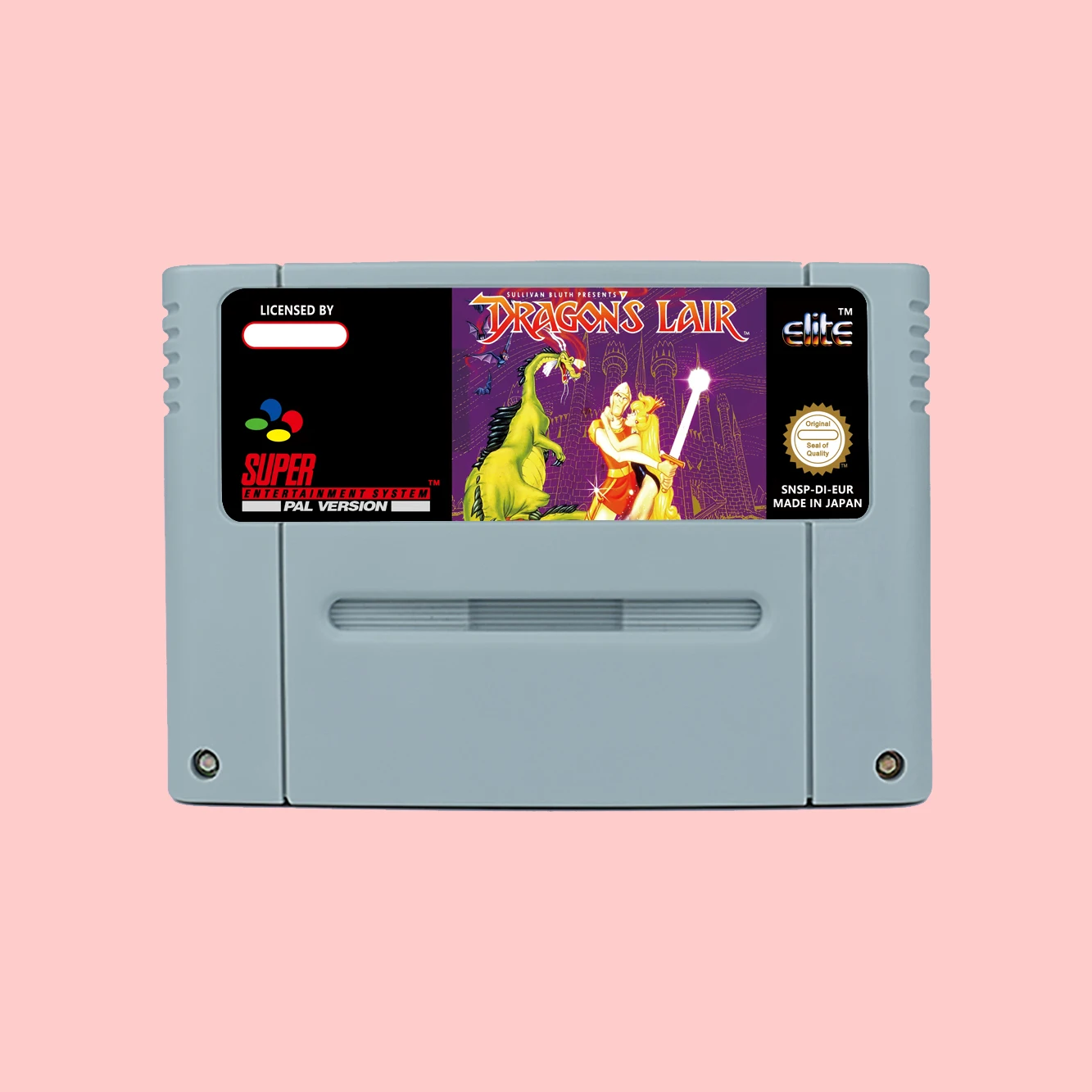 Dragon's Lair Action Game Cartridge For SNES 16bit NTSC USA PAL EUR Game Consoles Card