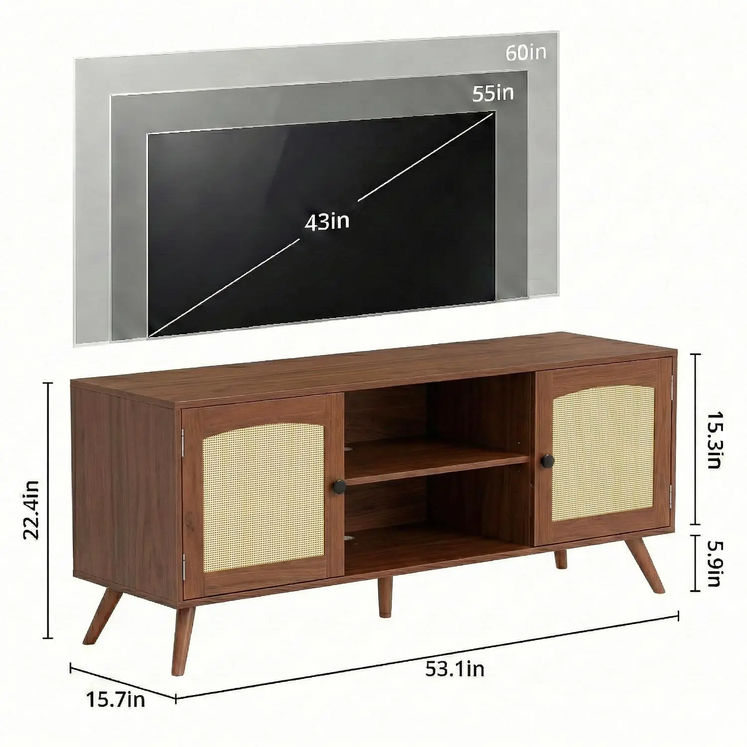 TV Stand 55 60 Inch 53
